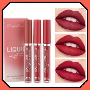💄NWT💄 3 Piece Set of Liquid Lipstick 💄 Velvet Lip Glaze 💄